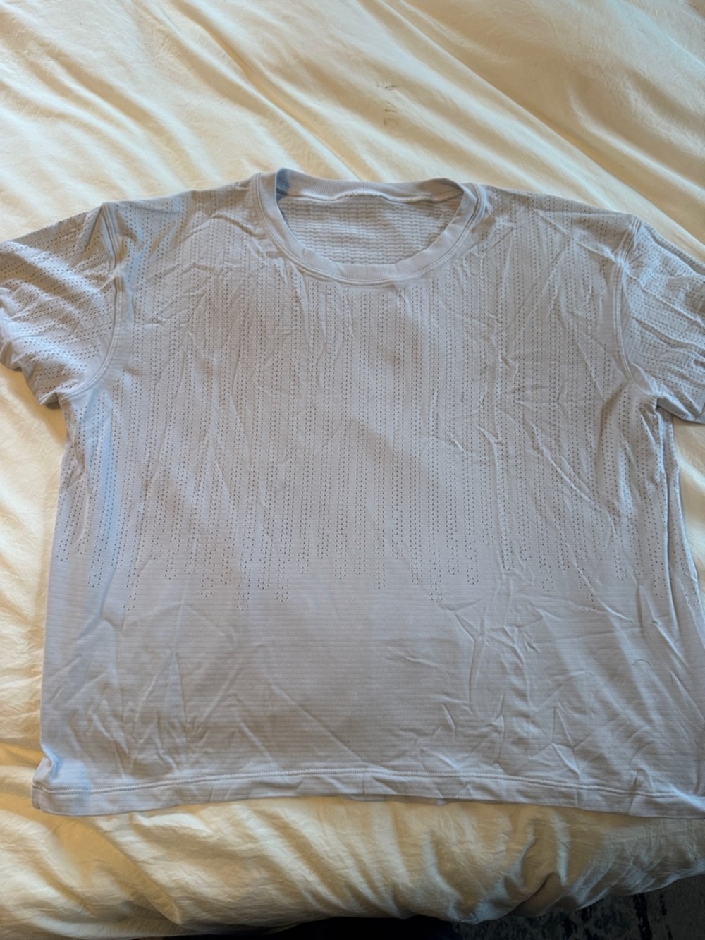 lululemon athletica Light Gray Short-Sleeve Crew
